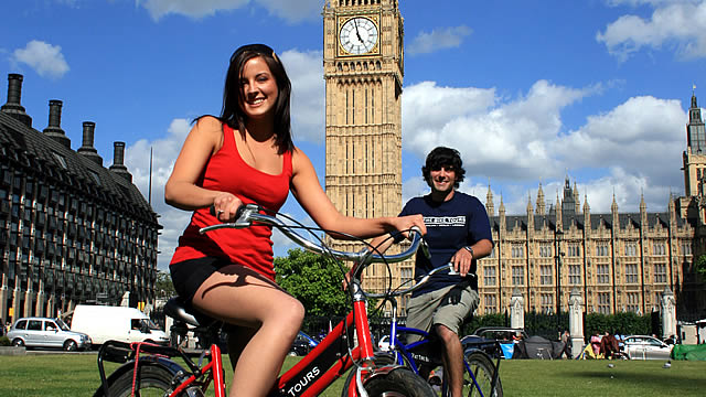 Biycle hire London sightseeing